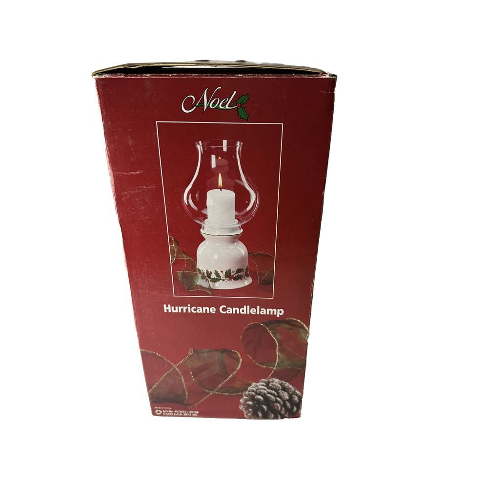 Vintage Noel Hurricane Candlelamp‎